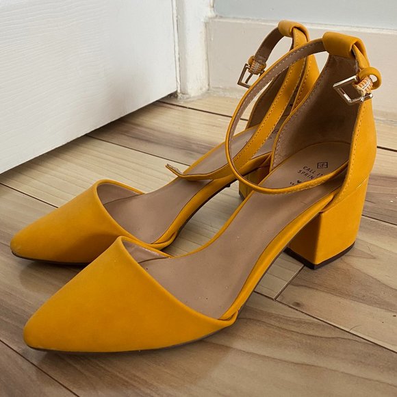 Yellow Call It Spring Shoes - Picture 1 of 2
